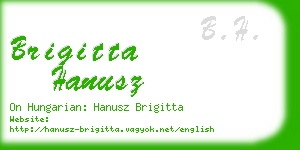 brigitta hanusz business card